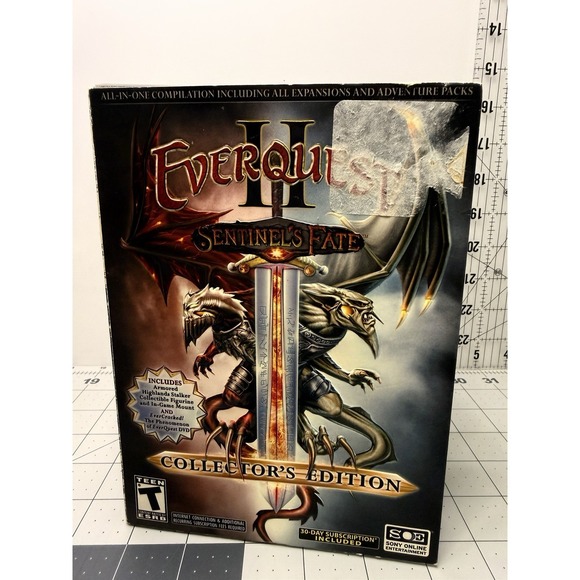 Other - EverQuest II 2 Sentinel's‎ Fate Collector's Edition PC 2010 Big Box
